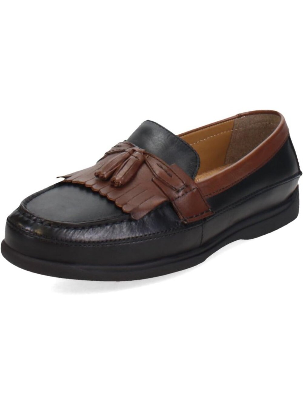 Stylish Men's Leather Dress Loafers with Tassel Detail - Perfect for Formal